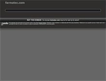 Tablet Screenshot of farmatec.com
